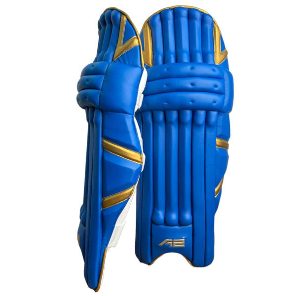 A2 Cricket Batting Pads-Blue & Golden