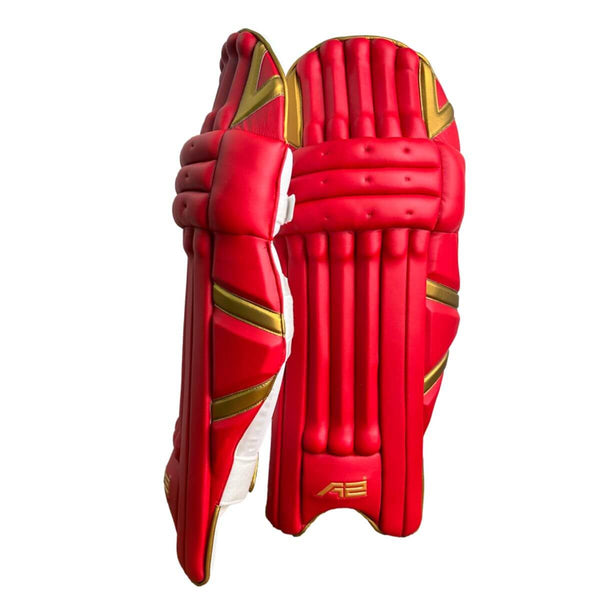 A2 Cricket Batting Pads- Red & Golden