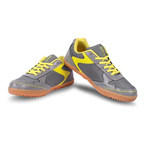 Aivin Clash Badminton Shoes -Yellow/Grey