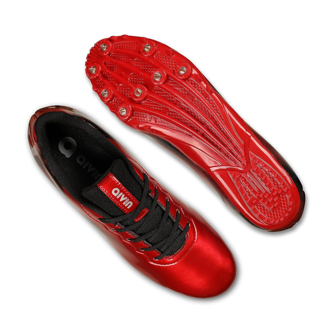 Aivin Race Running Spike- Red/Black