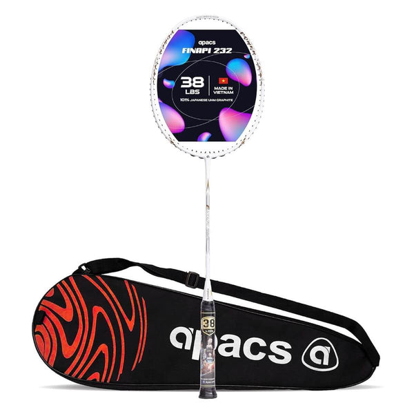 Apacs Finapi 232 Badminton Racquet (White)