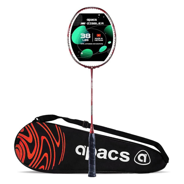 Apacs Z Ziggler Badminton Racquet (Red)