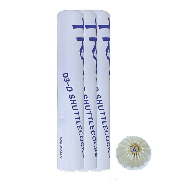 Ashaway D3 Badminton Shuttlecocks (3 Tube-36pc)