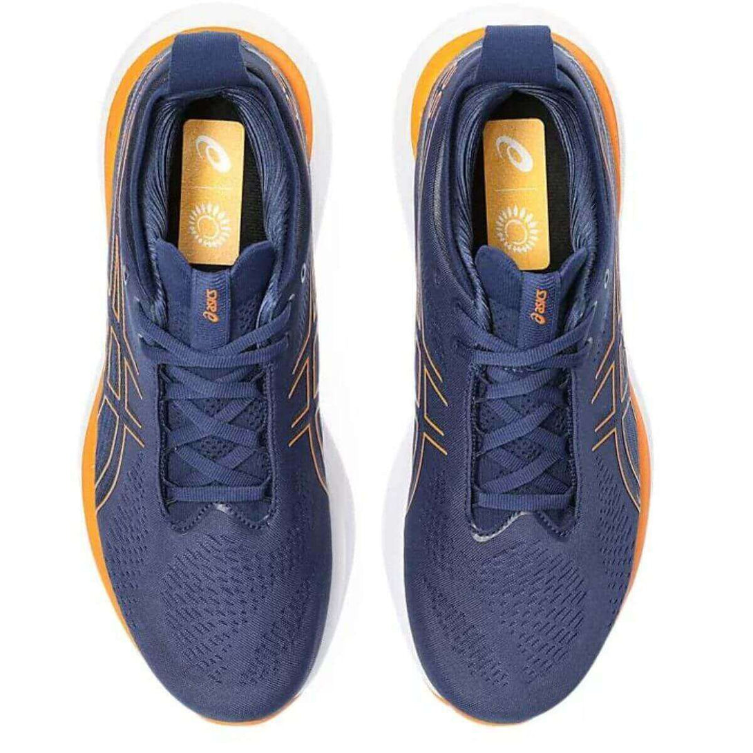 Asics GEL-Nimbus 25 Running Shoes (Deep Ocean/Bright Orange)