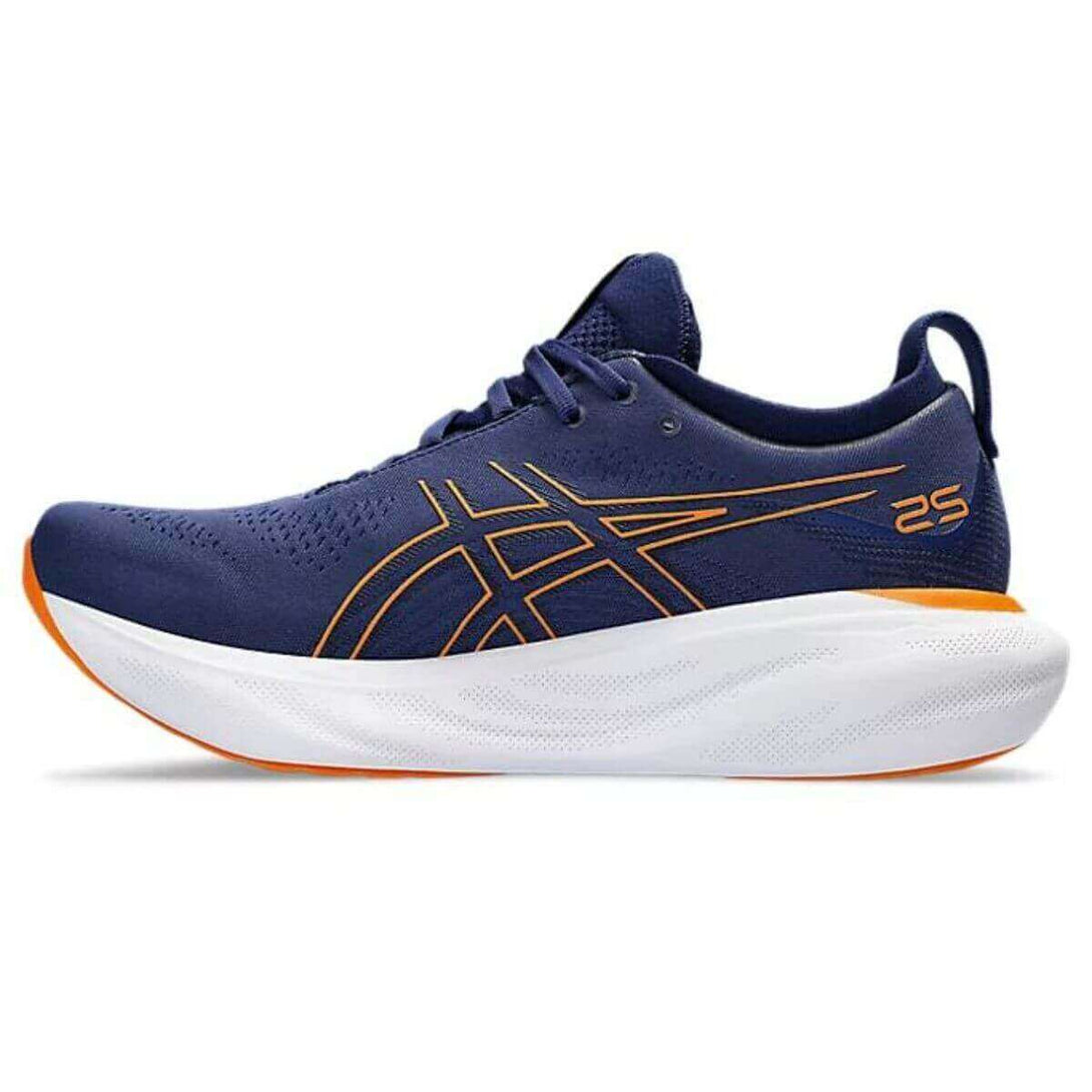 Asics GEL-Nimbus 25 Running Shoes (Deep Ocean/Bright Orange)