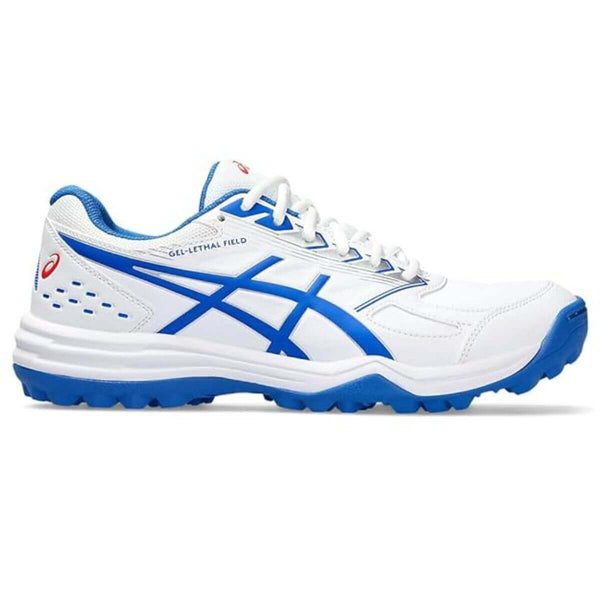 Asics Gel-Lethal Field Men’s Cricket Shoes (White/Tuna Blue)