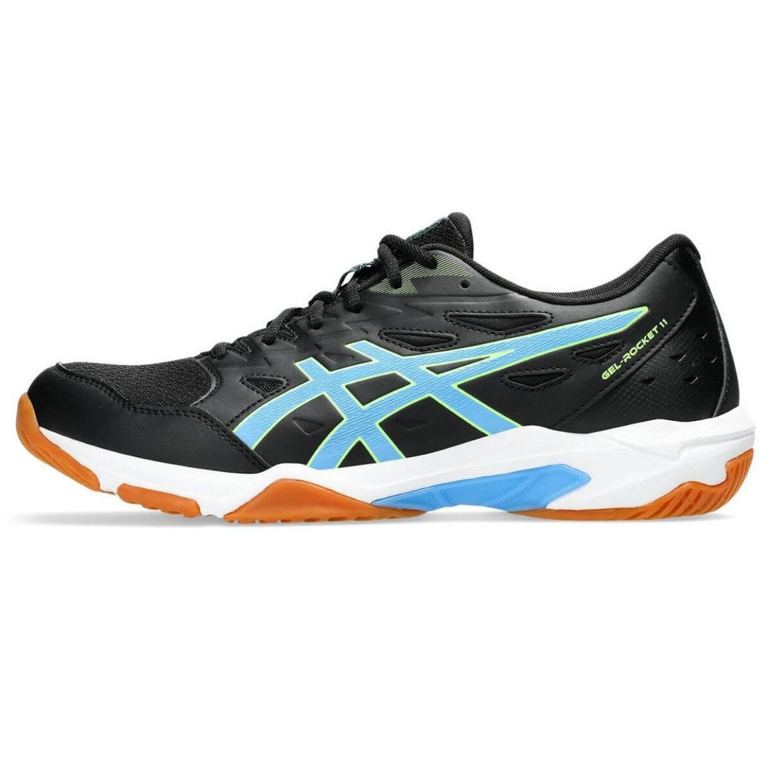 Asics Gel Rocket 11 Badminton Shoes (BLACK/WATERSCAPE)