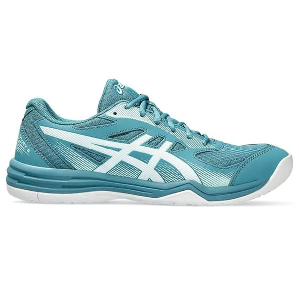 Asics Upcourt 5 Badminton Shoes (Blue Teal/White)