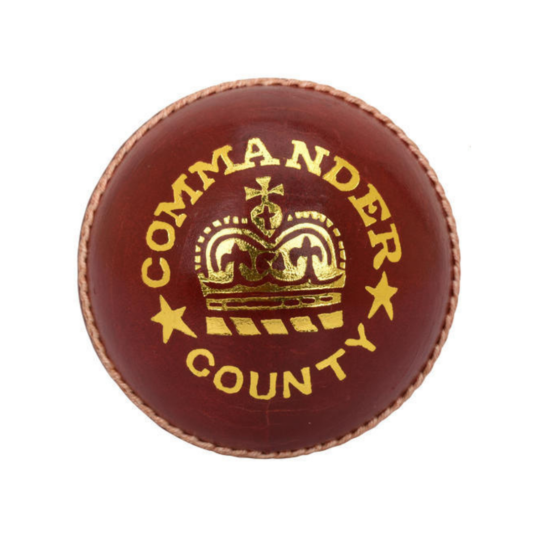 BDM Commander Cricket Leather Ball (Red)