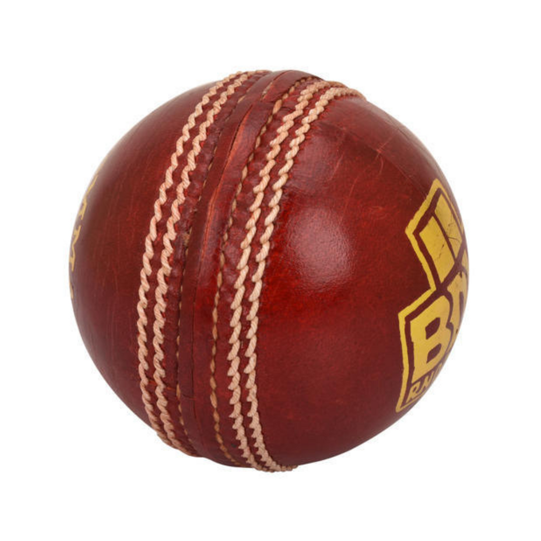 BDM Commander Cricket Leather Ball (Red)