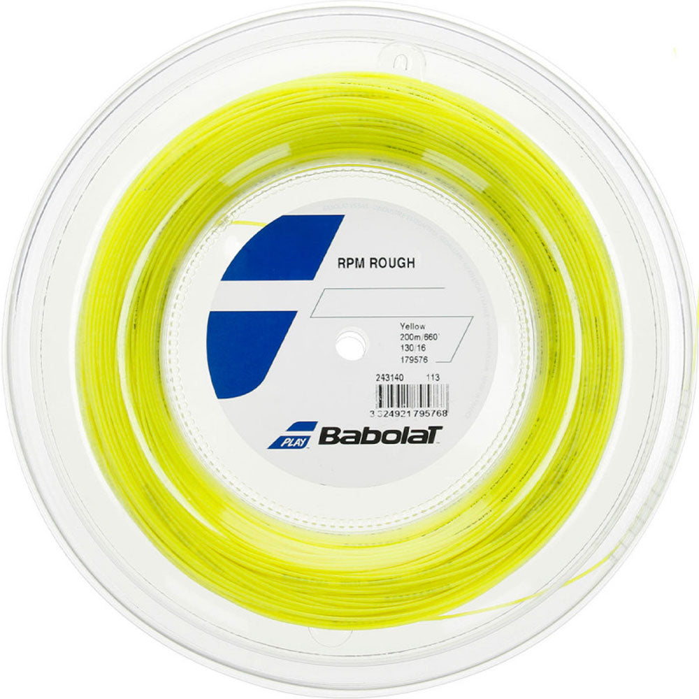 Babolat RPM Rough Tennis String Reels 16 ( Yellow)