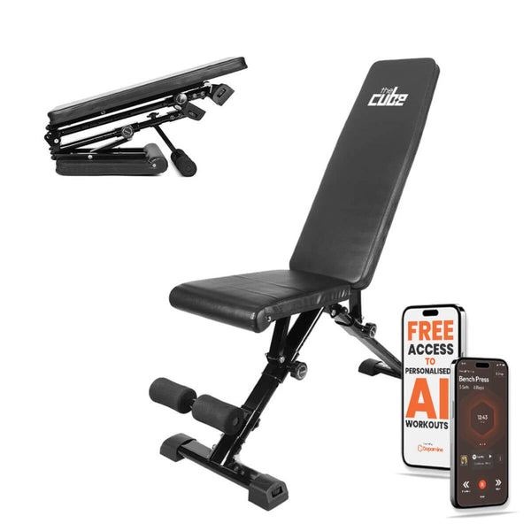 Cube Club Max Adjustable & Foldable Gym Bench