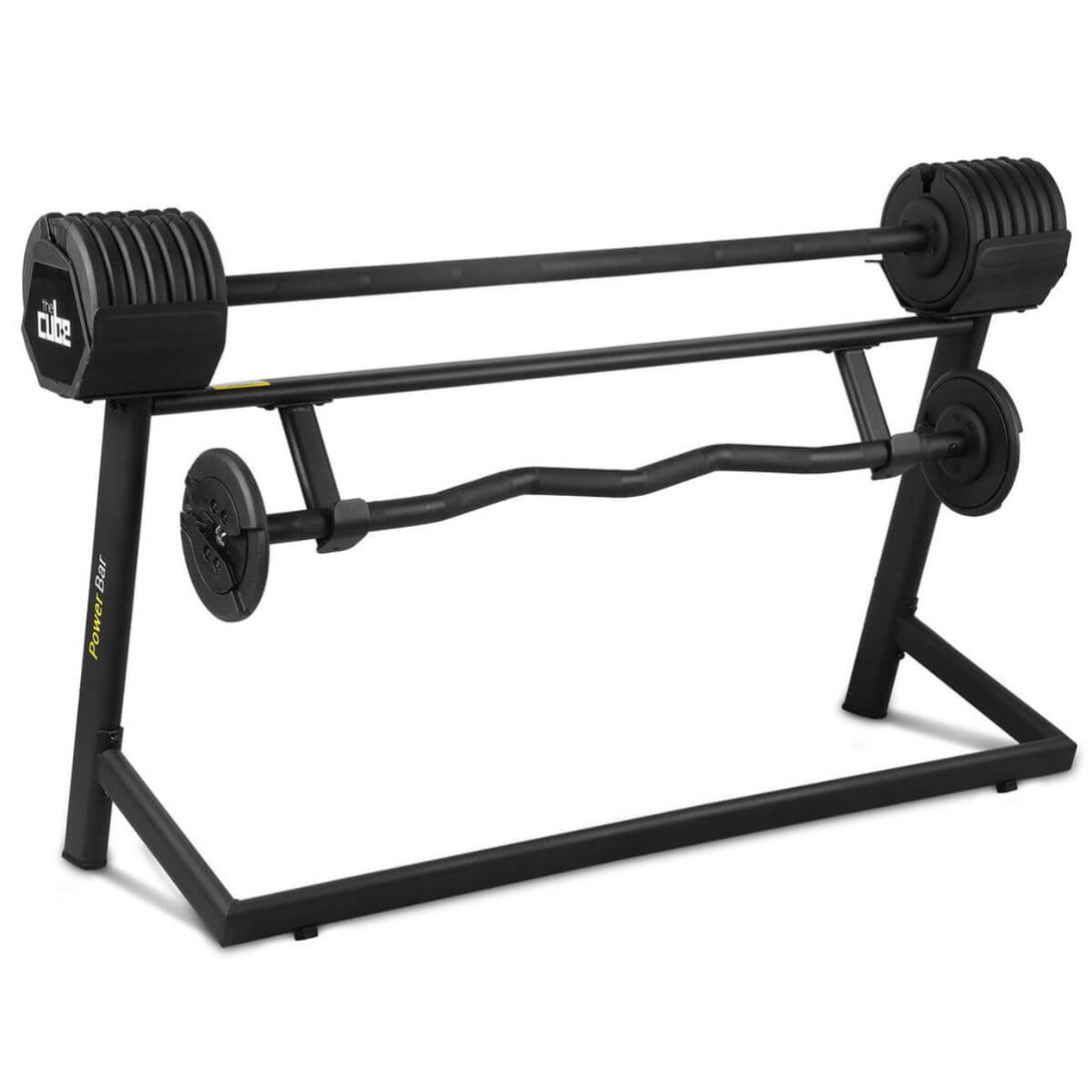 Cube Club Powerbar Pro All-in-one Workout Barbell With Stand