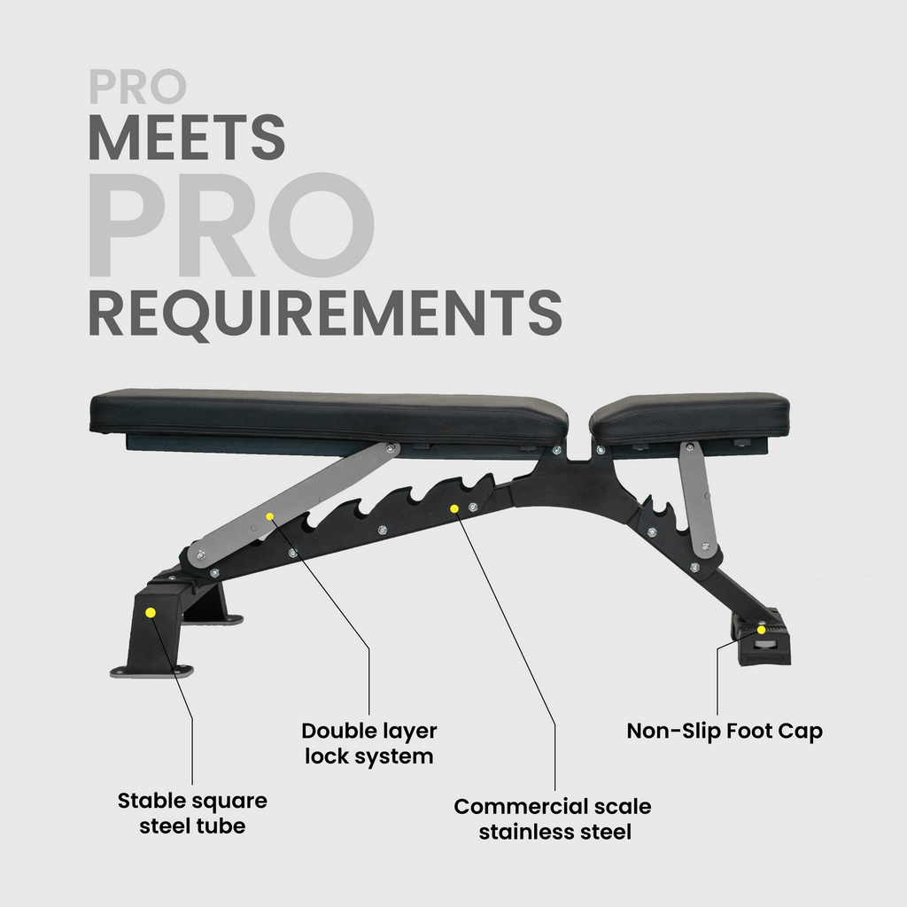 Cube Club Pro Adjustable Gym Bench