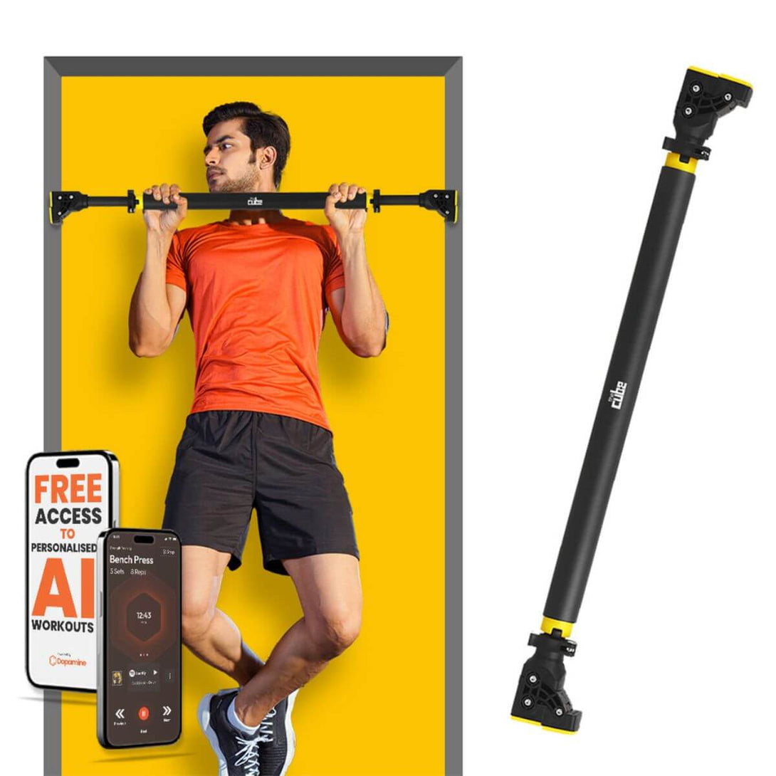 Cube Club Pro Big Pull Up Bar (93cms-118cms)