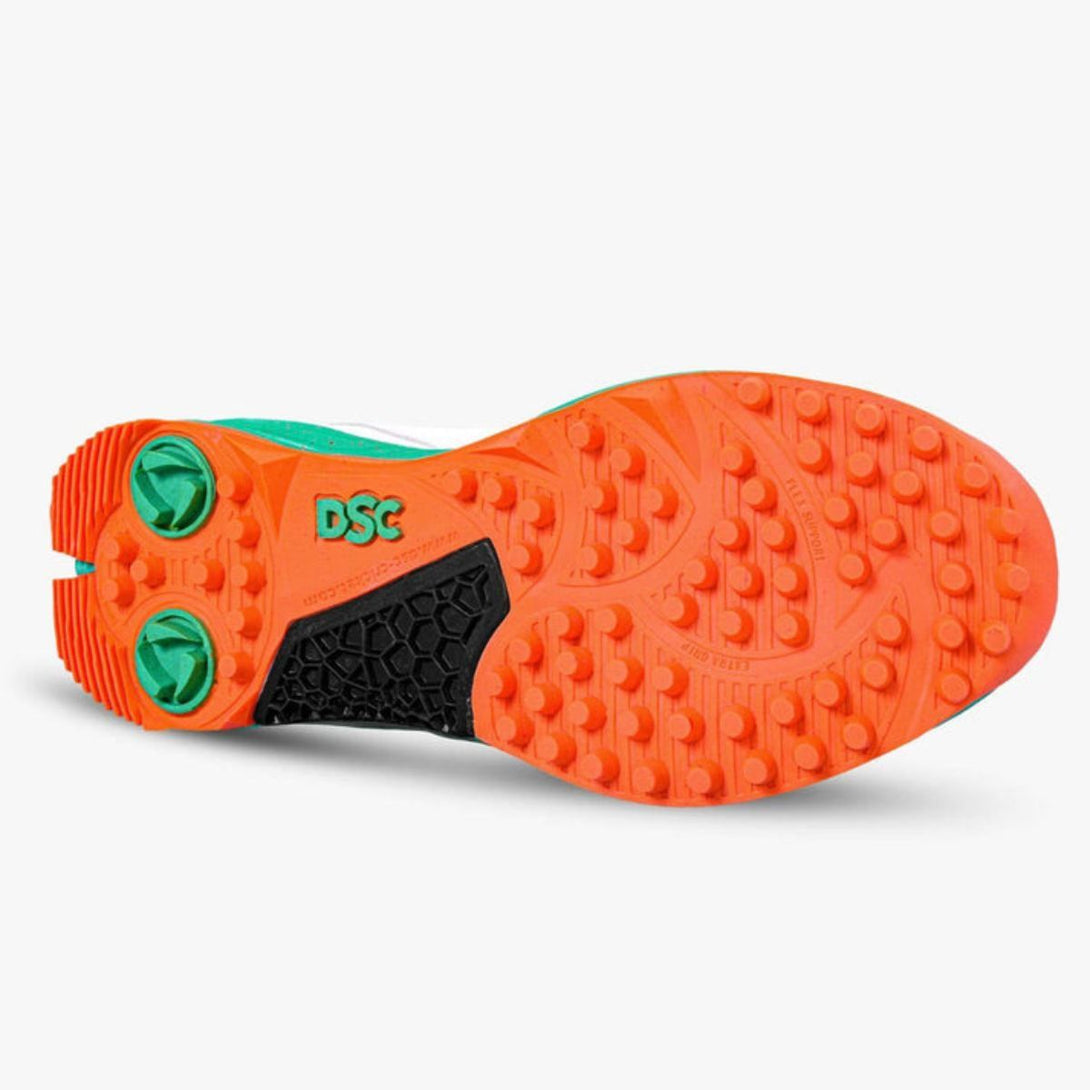 DSC Jaffa 22 Cricket Shoes (Sea Green/FL.Orange) - UK9