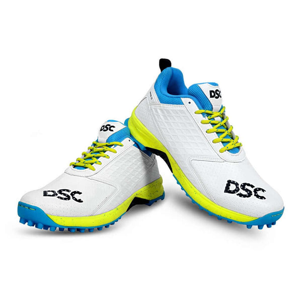 DSC Jaffa 22 Cricket Shoes (WhiteLemon Yellow)