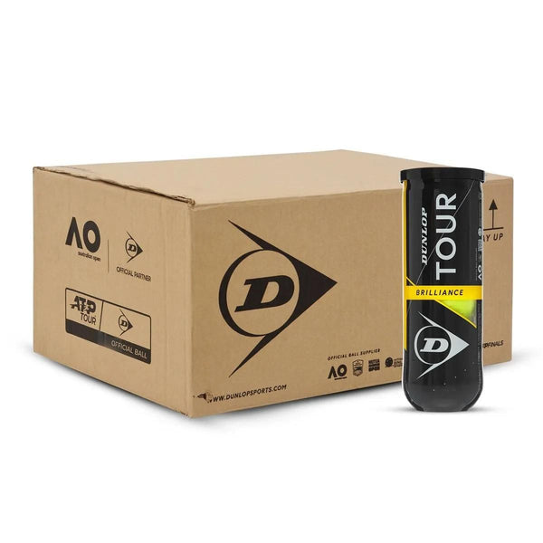 Dunlop Tour Brilliance Tennis Ball Carton (24 Cans-72 balls)