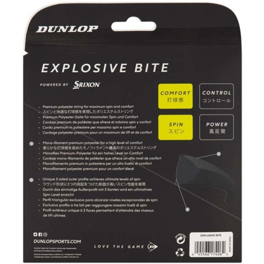 Dunlop Explosive Bite 17 Tennis String Set (12M)