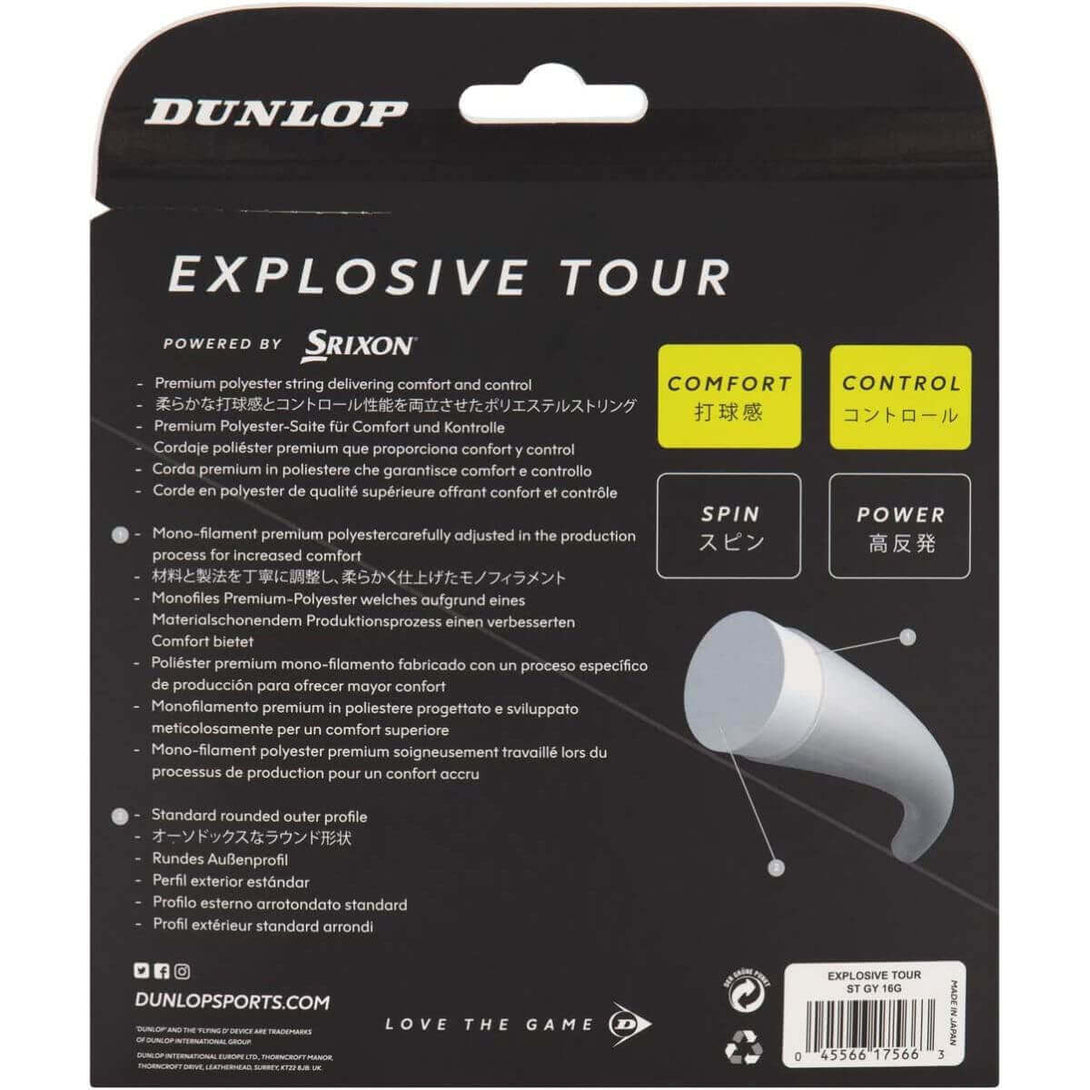 Dunlop Explosive Tour 17 Tennis String Set (12M)