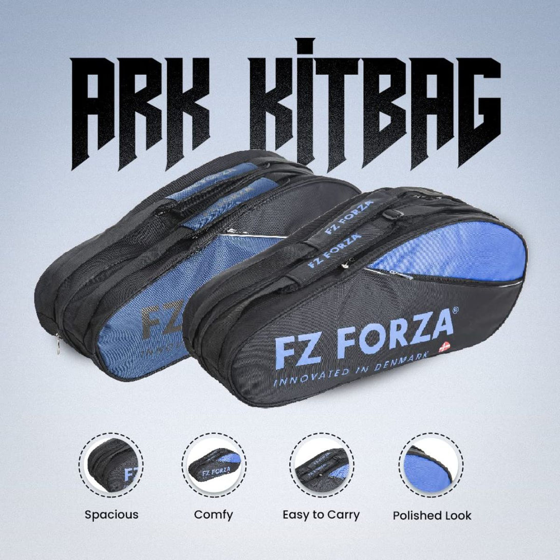 FZ Forza Ark Racket Bag 6Pcs Badminton Kitbag  (Estate Blue)