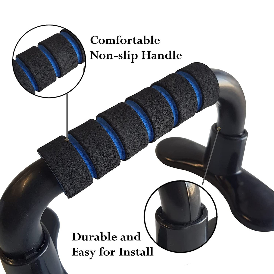 Fitfix Non-Slip Rubber Base Strength Training Muscle Pushup Bars