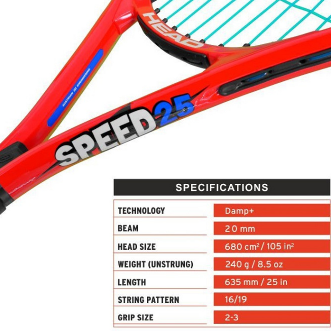 Head Speed 25 Tennis Racquet