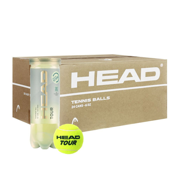 Head Tour Tennis Ball (24 Cans-72 Balls)