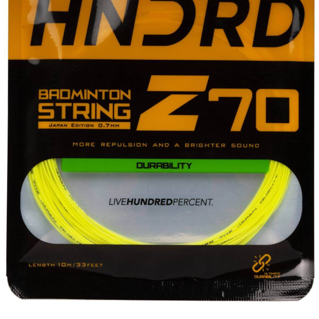 Hundred 70 Z Badminton String -Sorbert Lime