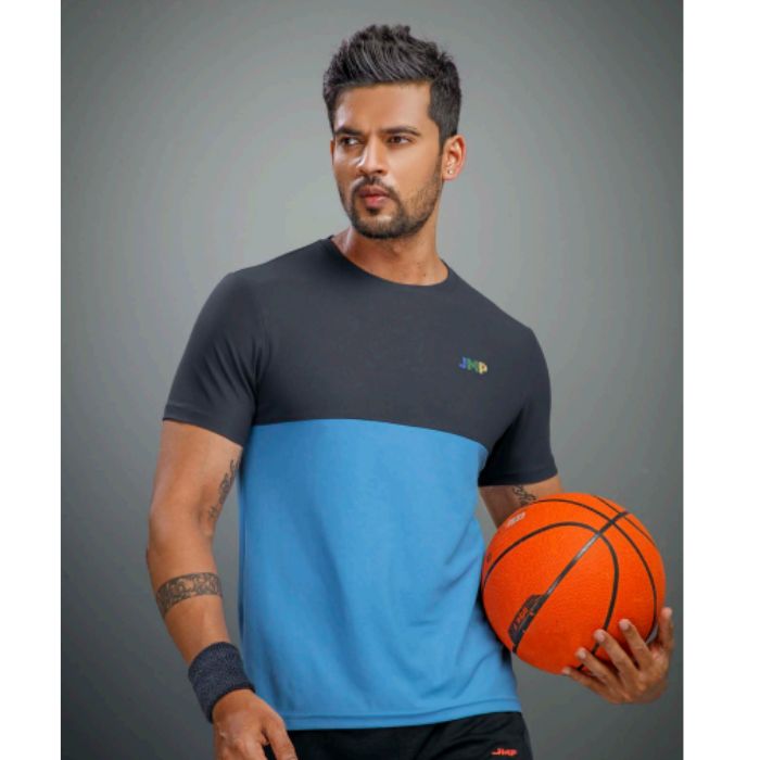 JMP J178 Mens Half Sleeve T-Shirt -Blue