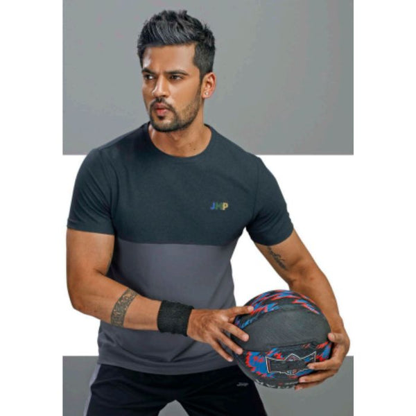 JMP J178 Mens Half Sleeve T-Shirt -Dark Grey