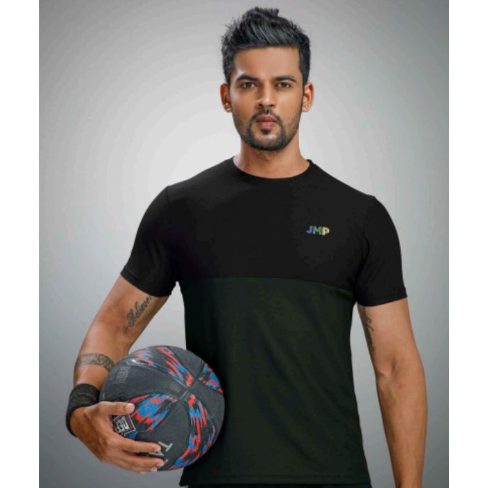 JMP J178 Mens Half Sleeve T-Shirt - Olive Green