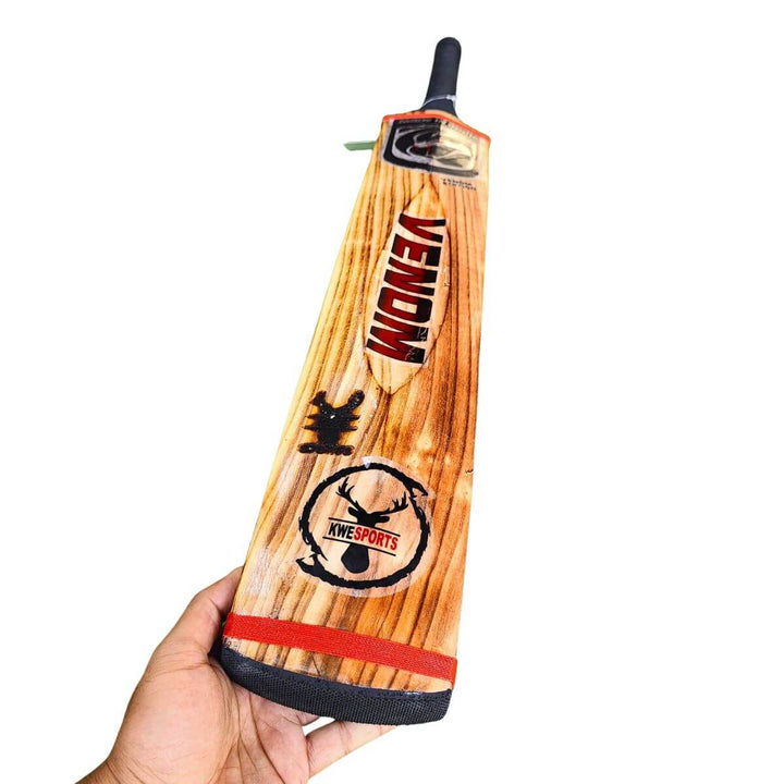 KWE Venom Burn Edition Hard Tennis Kashmir Willow Bat