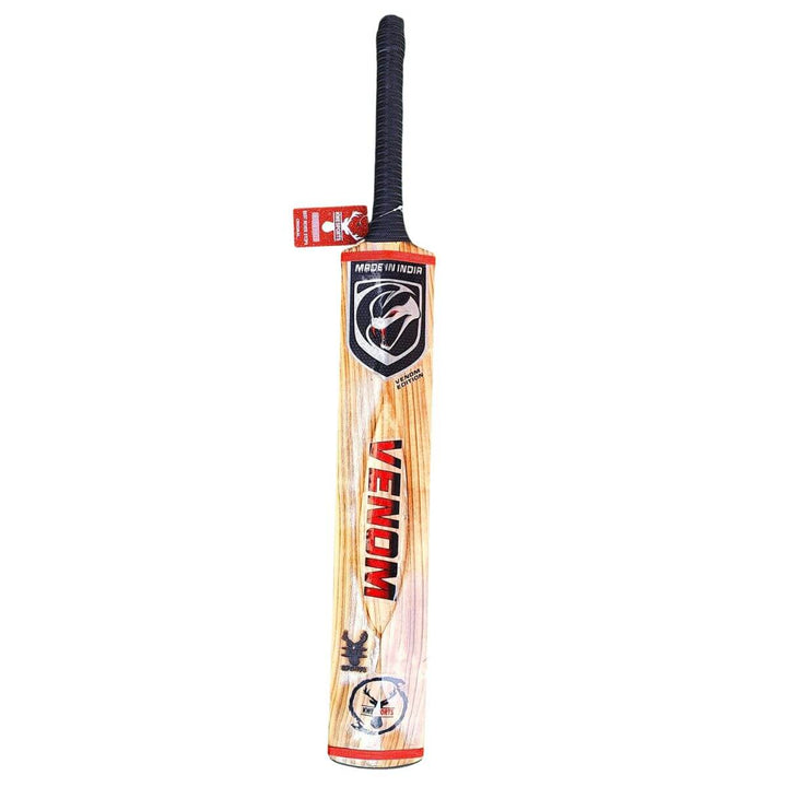 KWE Venom Burn Edition Hard Tennis Kashmir Willow Bat