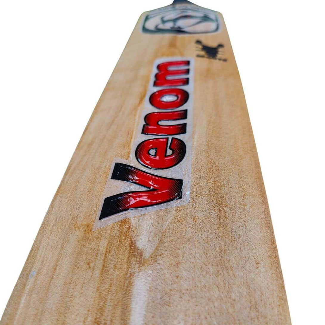 KWE Venom Pro Hard Tennis Kashmir Willow Bat- Gold Edition