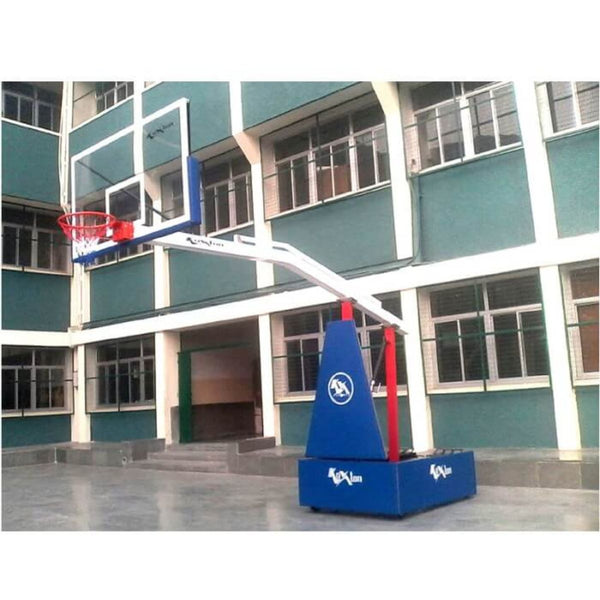 Koxtons Basketball Post Set Movable Club (Manual Jack System)