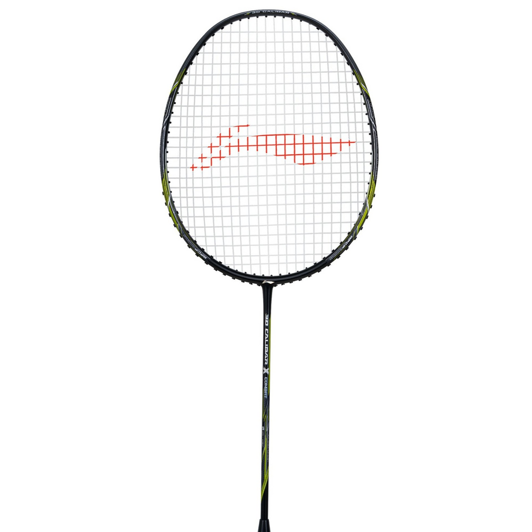 Li-Ning 3D Calibar X Combat Badminton Racquet (Balck/Coper)