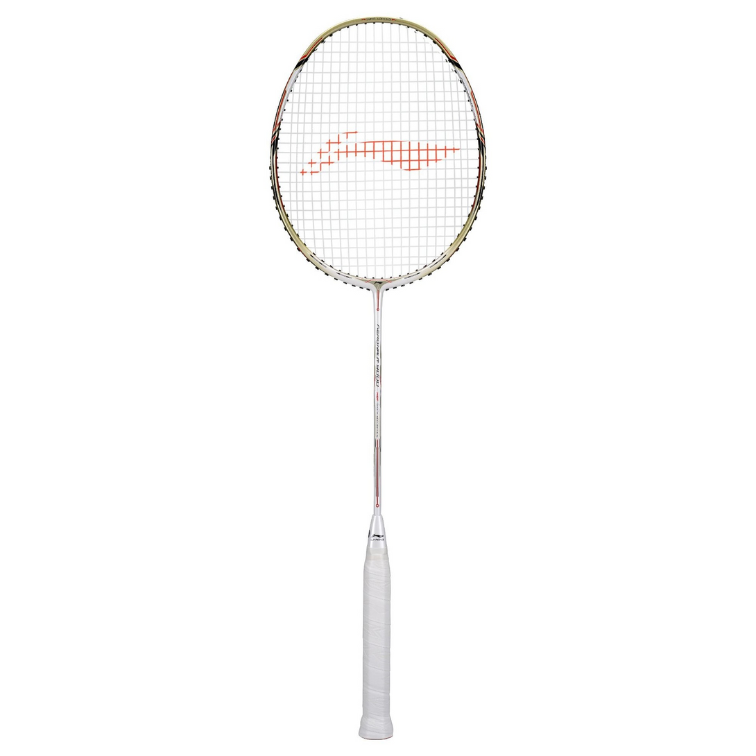 LI-NING Aeronaut 9000 Badminton Racquet (White/Gold)