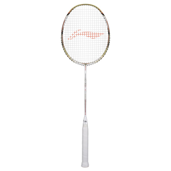 LI-NING Aeronaut 9000 Badminton Racquet (White/Gold)