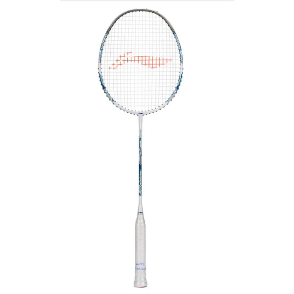 Li-Ning Air-Force 77 G3 Strung Badminton Racquet-White/silver/blue