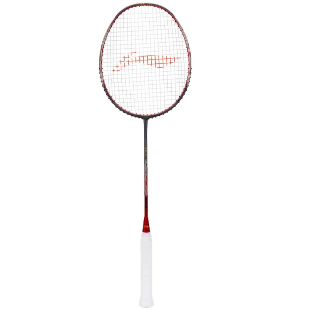 Li-Ning Ignite 7 Strung Badminton Racquet-Olive Grey/Orange