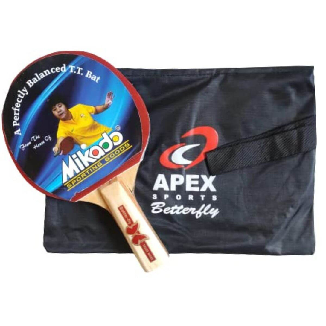 Mikado Apex Wonder Table Tennis Bat A perfectly balanced bat with best quality Size	One Size Brand	Mikado Sport Sport	Tennis Skill Level	Beginner