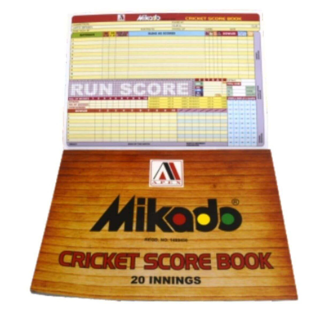 Mikado Cricket Score Book 40INN