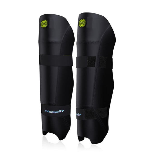 Moonwalkr Cricket Keeping Shin Guards (Black)