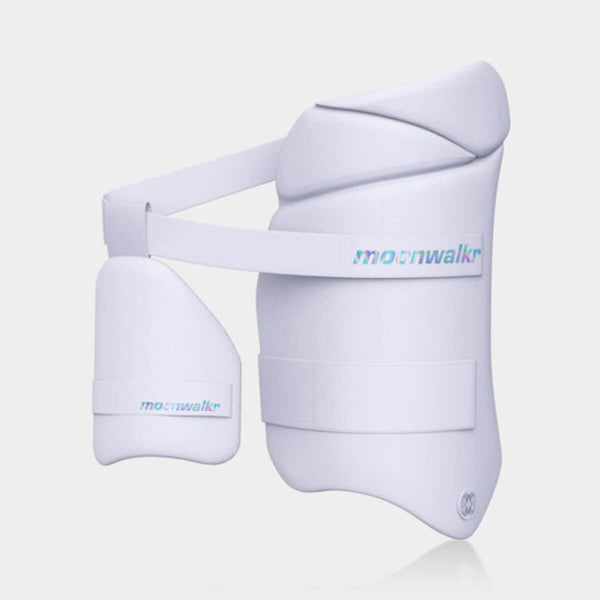 Moonwalkr Cricket Thigh Guards 2.0 (White)