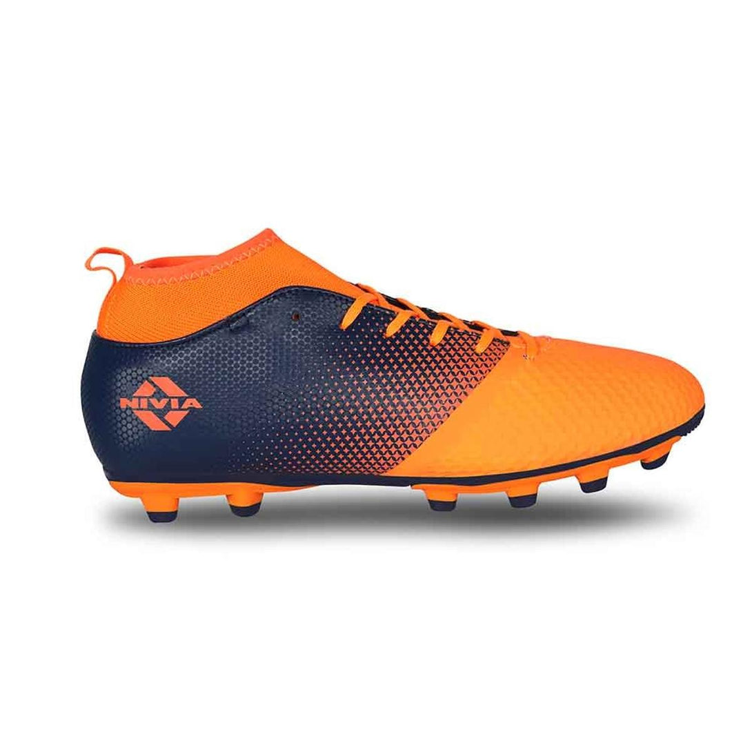 Nivia Ashtang Football Studs (Orange)