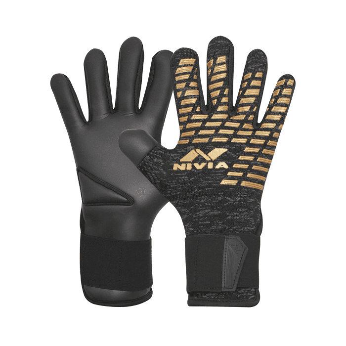 Nivia Ashtang Gold Football Goalkeeper Gloves