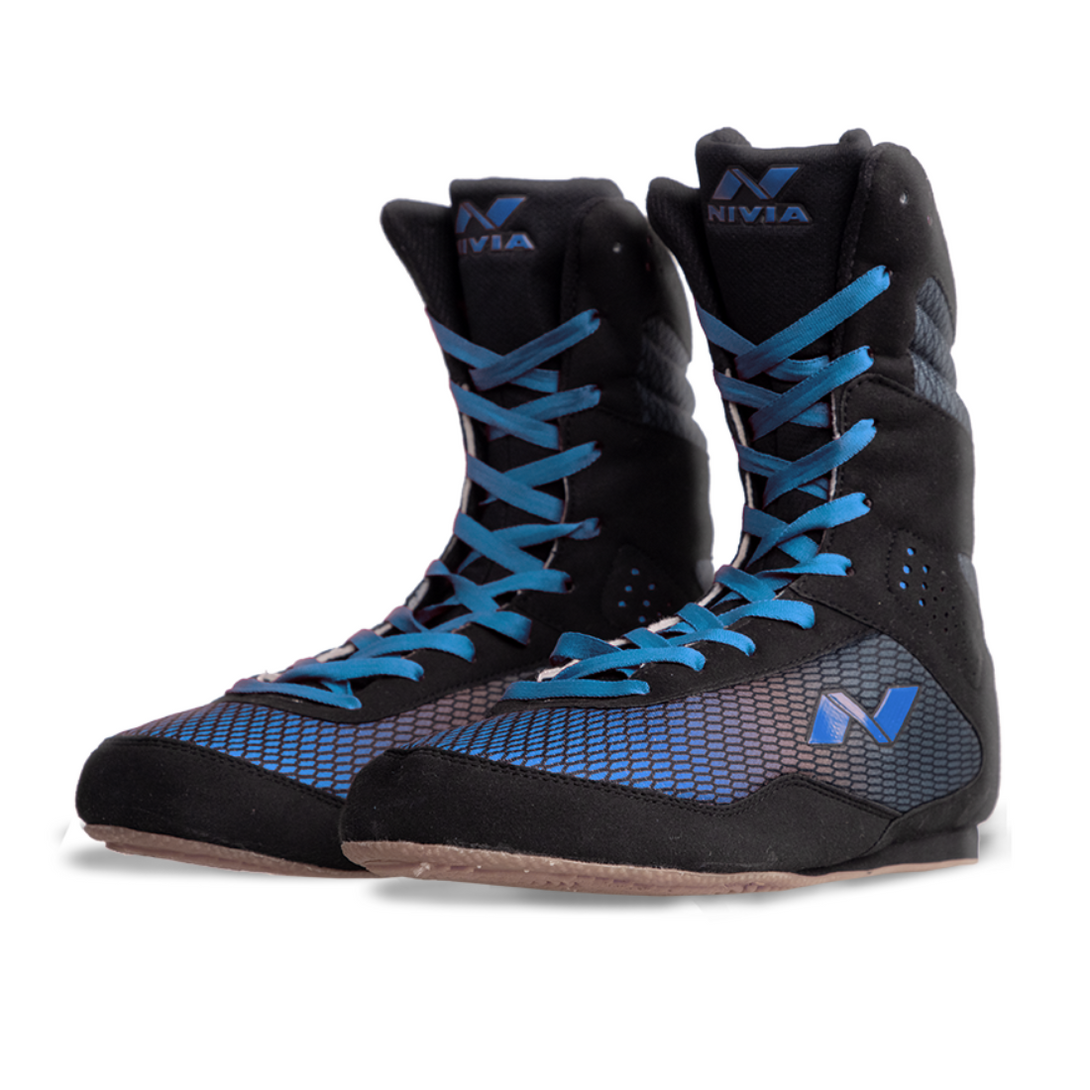 Nivia Boxing Shoes -Blue