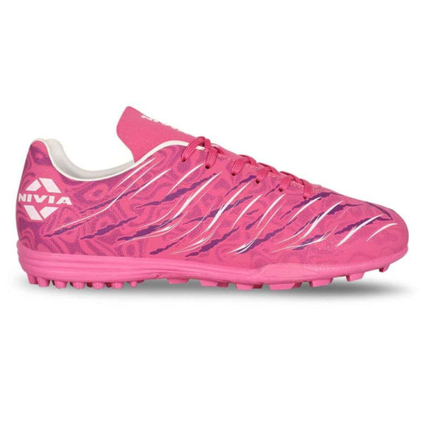 Nivia Carbonite 6.0 Football Turf Shoe-Fuchsia Rose