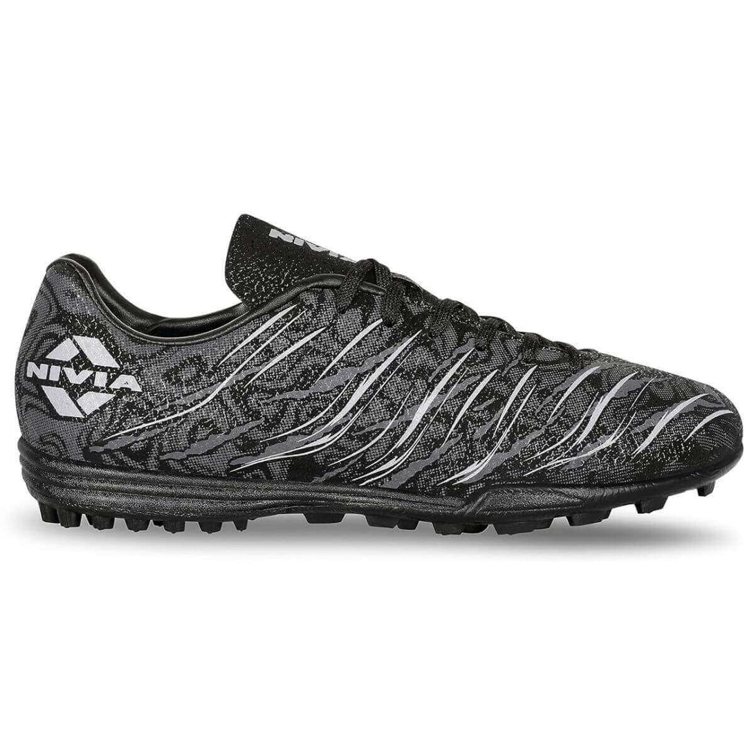 Nivia Carbonite 6.0 Football Turf Shoe-Black